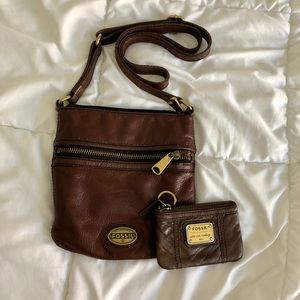 Vintage Fossil Crossbody set
